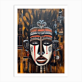 Tribal Treasures: African Art Gems Art Print