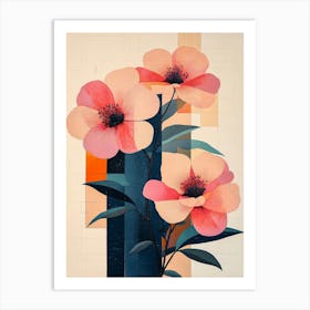 Flowers In A Vase 60 Art Print