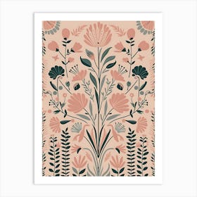 Floral Pattern 11 Art Print