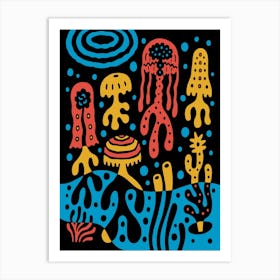 Jellyfish Dreams 1 Art Print