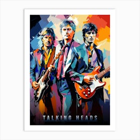 Talking Heads 3 Art Print