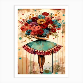 Ballerina taking a Bow 1 Art Print