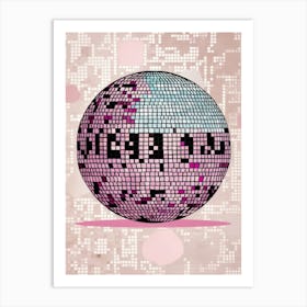 Disco Ball Vector Art Print