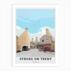 Stroke On Trent Travel Art Print