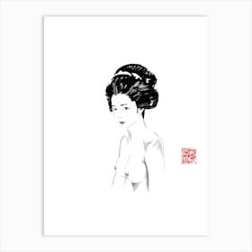 Geisha Art Print