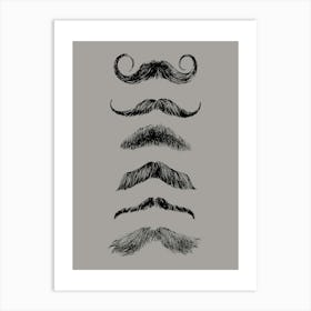 Moustaches Print Art Print