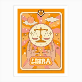 Zodiac Libra Art Print