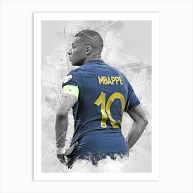 Kylian Mbappe France 6 Art Print