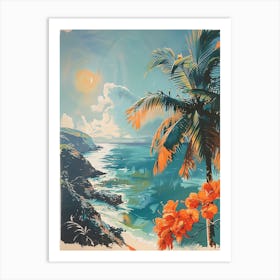 Hawaiian Sunset Art Print