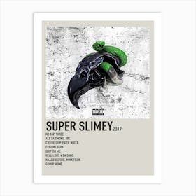 Super Slimey 2017rap Music Album Cover Wall Art Poster 1 Art Print