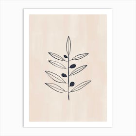 Olive Branch 1 Art Print