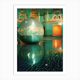 Fantasy Room And A Disco Ball 1 Art Print