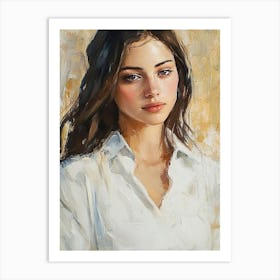 Portrait Of A Girl 2 Art Print