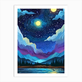 Night Sky 24 Art Print