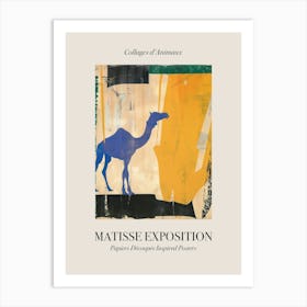 Camel 2 Matisse Inspired Exposition Animals Poster Art Print