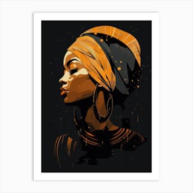 African Woman Portrait Art Print