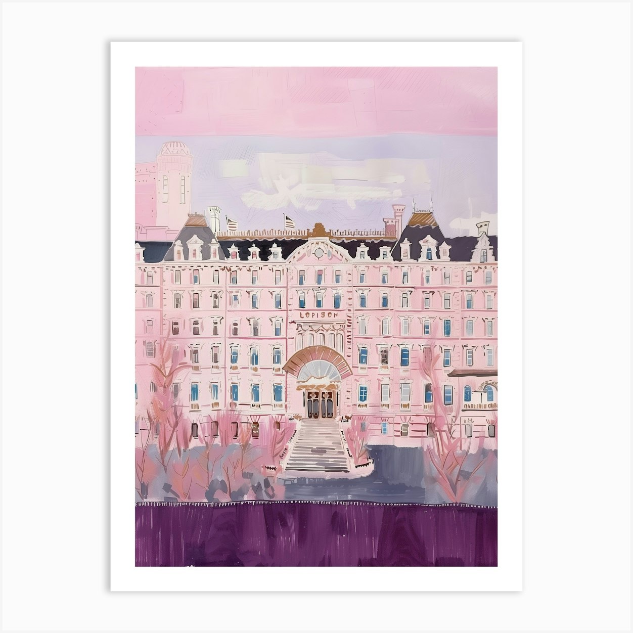 Grand Budapest Hotel 12 Art Print by AST prints
