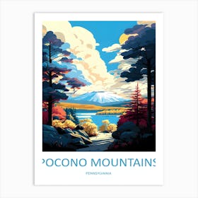 Pennsylvania Pocono Mountains Travel 1 Art Print