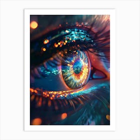 Eye Of The Future 2 Art Print