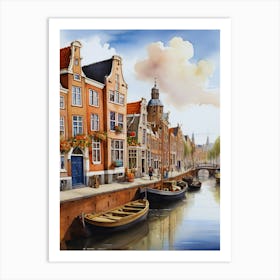 Amsterdam Canal 3 Art Print