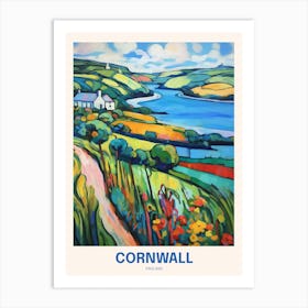 Cornwall England 3 Uk Travel Poster Art Print