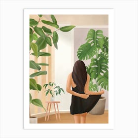 Plant Glow Art Print