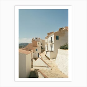 The White Village, Frigiliana, Spain, Travel Photography Analogue Art Print