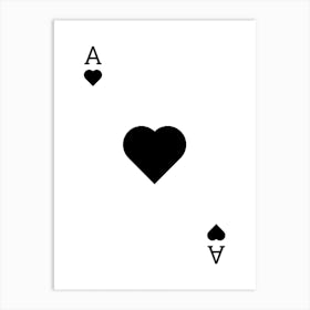 Ace Of Spades Art Print