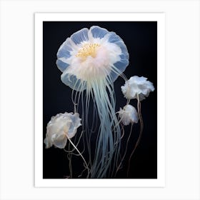 Comb Jellyfish Swimming 4 Art Print