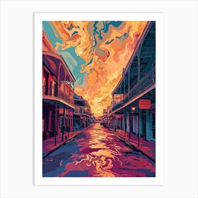 French Quarter Painting 4 Art Print