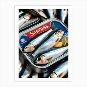 Sardines 28 Art Print