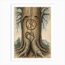 R - Tree Of Life Art Print