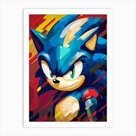Sonic The Hedgehog 5 Art Print