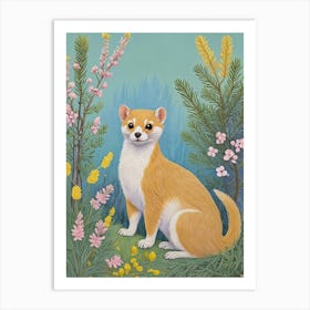 Spring Weasel Art Print