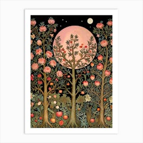 William Morris Pomegranate Trees 1 Art Print