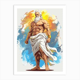 Greek God Art Print