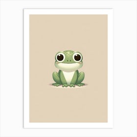 Serene Frog Zen Calm Baby Nursery Art Print Art Print