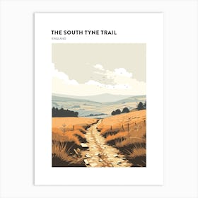 The South Tyne Trail England 2 Hiking Trail Landscape Poster Art Print