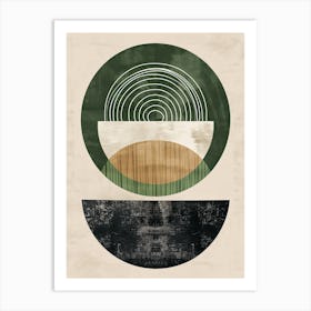 Gauss Bauhaus Mid Century Art Print