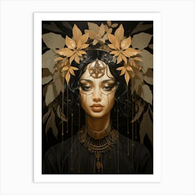 Gothic Woman Art Print