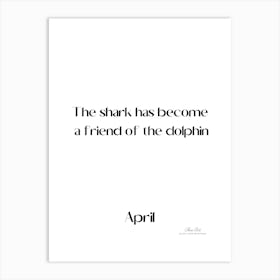 April, the month of jokes. The funny, the strange, an annual tradition.5 Art Print