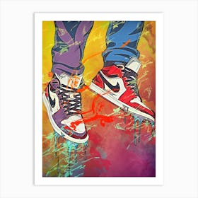 Shoes Air Jordan Sneakers Art Print