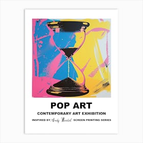 Hourglass Pop Art 4 Art Print