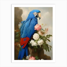 Blue Parrot Art Print