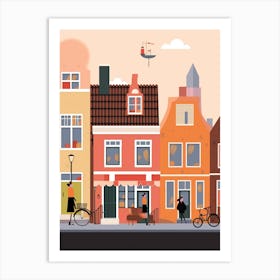 Netherlands 2 Travel Illustration Art Print