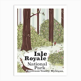 Isle Royale National Park Art Print