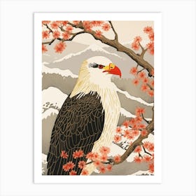 Bird Illustration Crested Caracara 2 Art Print