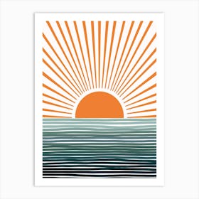 Sea Sunrise Art Print