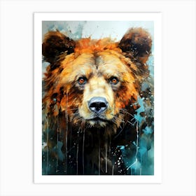 Bear Painting animal art Art Print