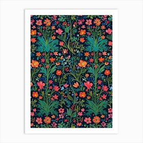 Floral Pattern 17 Art Print